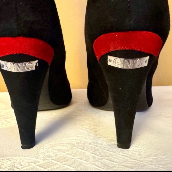 CNC Costume National Black and Red Accents Ankle Boots EU 40 US 9 - Picture 10 of 15